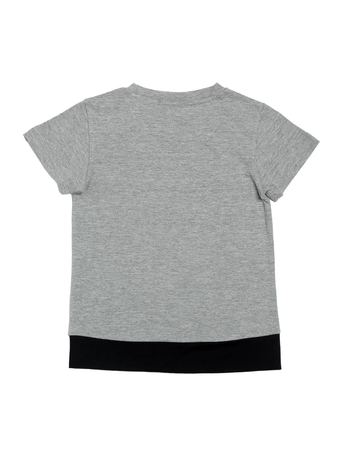 Door74 Unisex Grey Hear Me Roap Printed Round Neck T-Shirt - 13-14Y image
