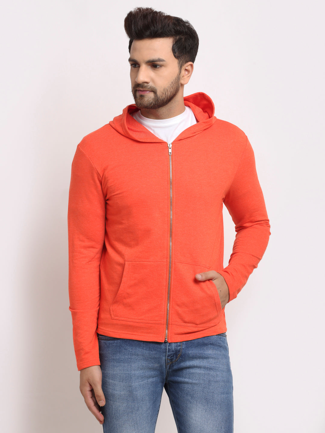 DOOR74 STYLISH HOODED JACKET WITH POCKETS image 0