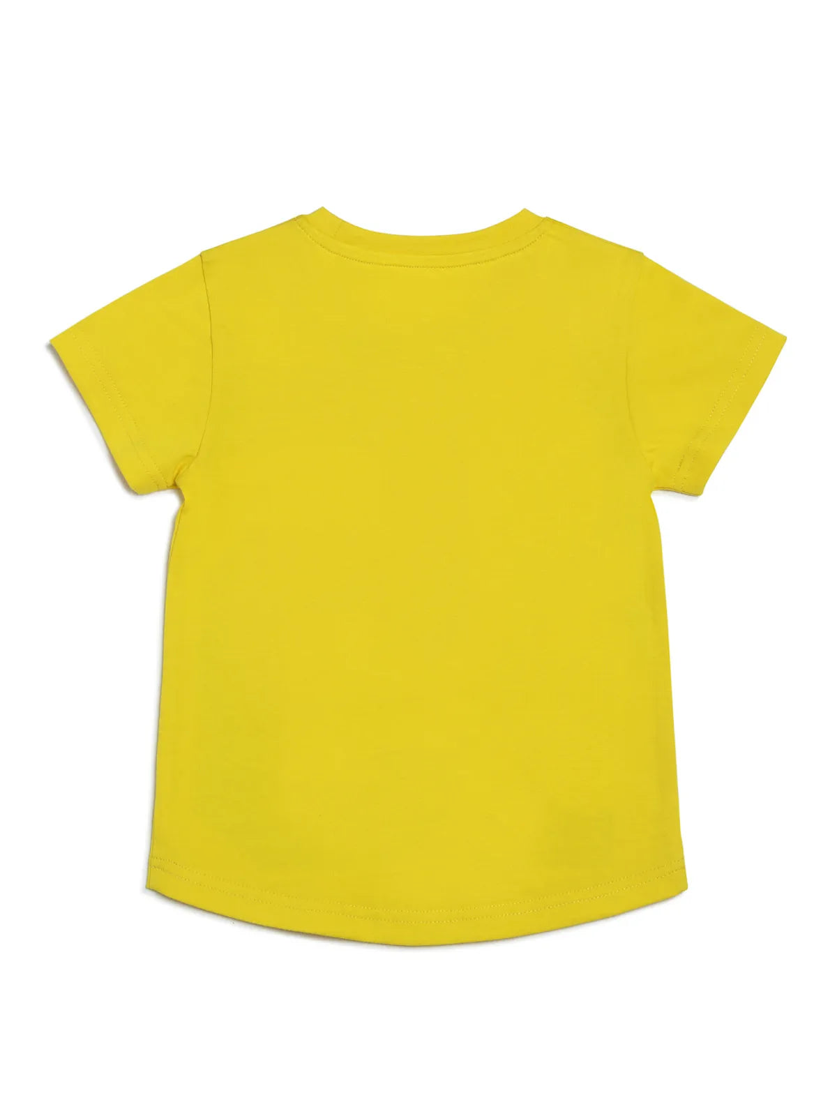 Door74 Unisex Yellow 15 Printed Round Neck T-Shirt image 2