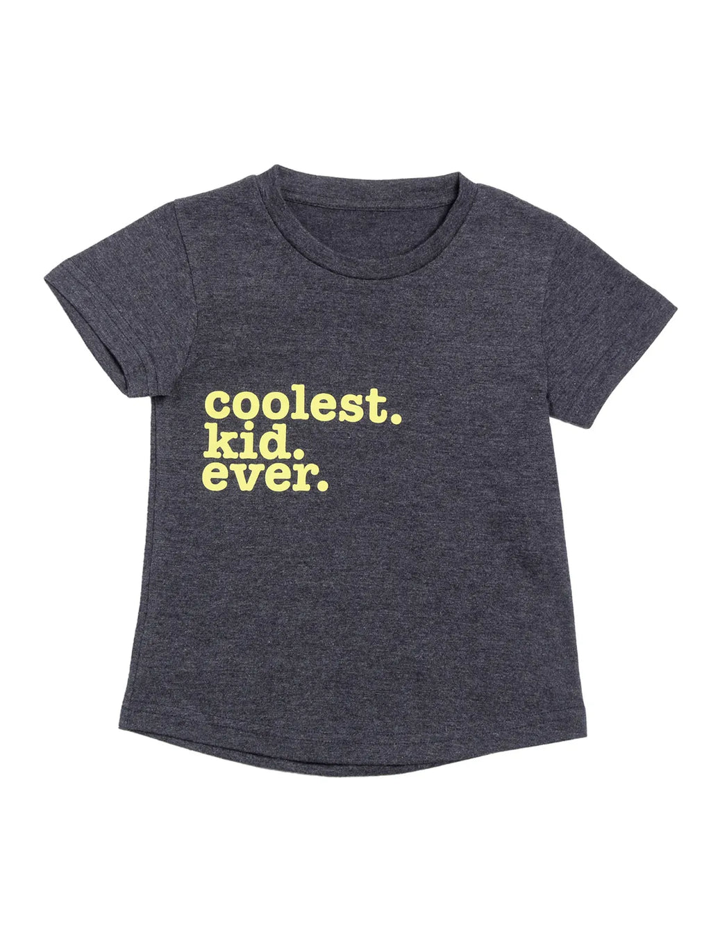 Door74 Unisex Navy Coolest Kid Ever Printed Round Neck T-Shirt image 0