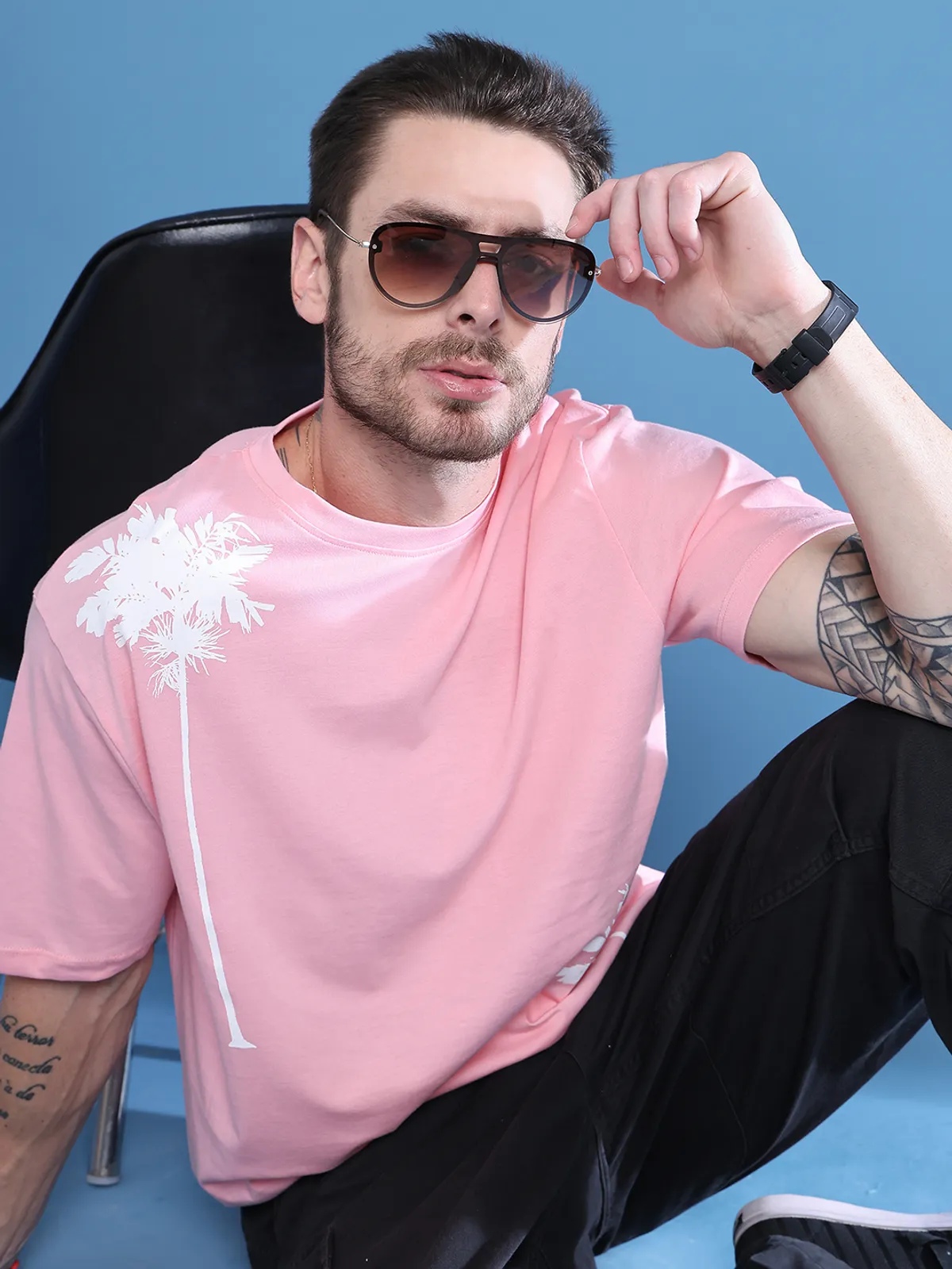 Cotton Printed Oversized T-Shirt For Men - Image 11