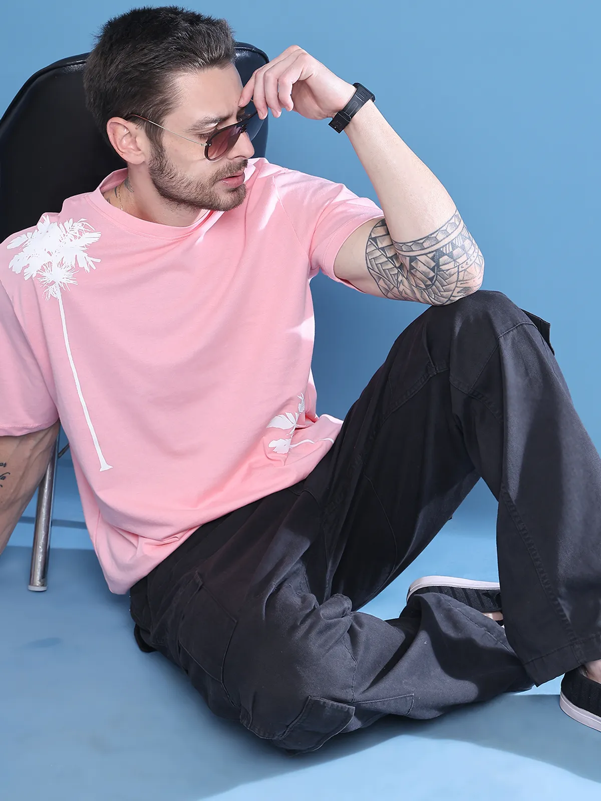 Cotton Printed Oversized T-Shirt For Men - Image 15
