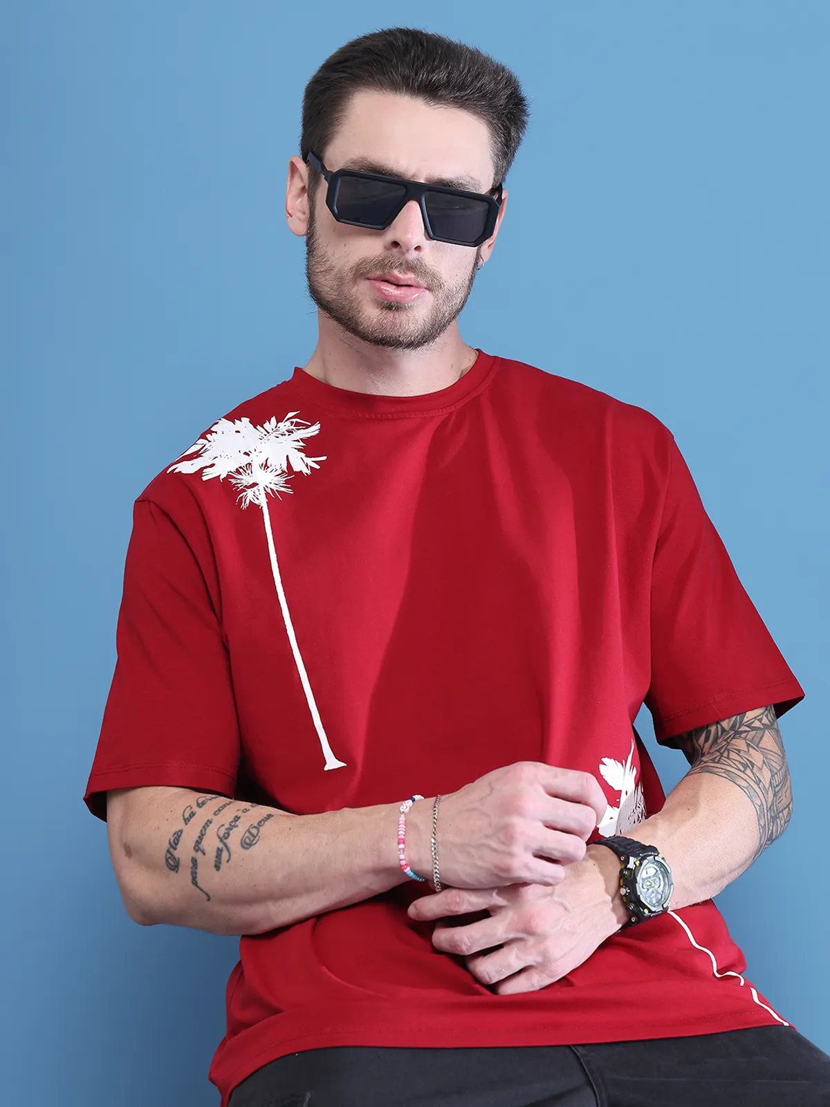 Cotton Printed Oversized T-Shirt For Men - Image 7