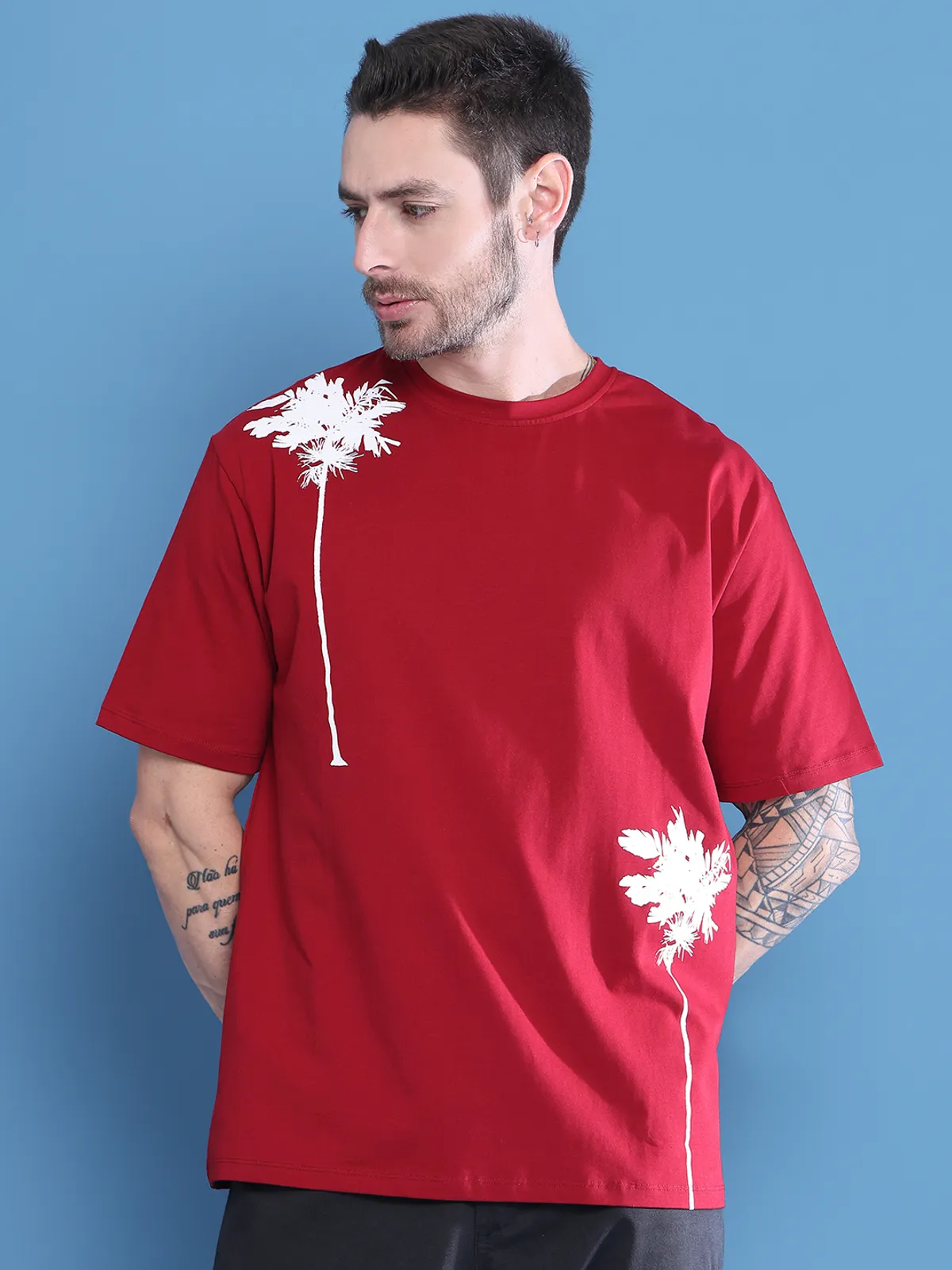 Cotton Printed Oversized T-Shirt For Men - Image 8