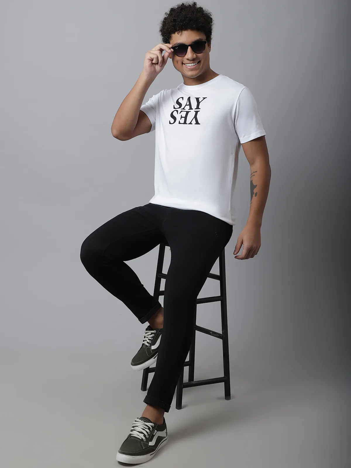 Cotton Printed Regular Fit T-shirt For Men - Image 10