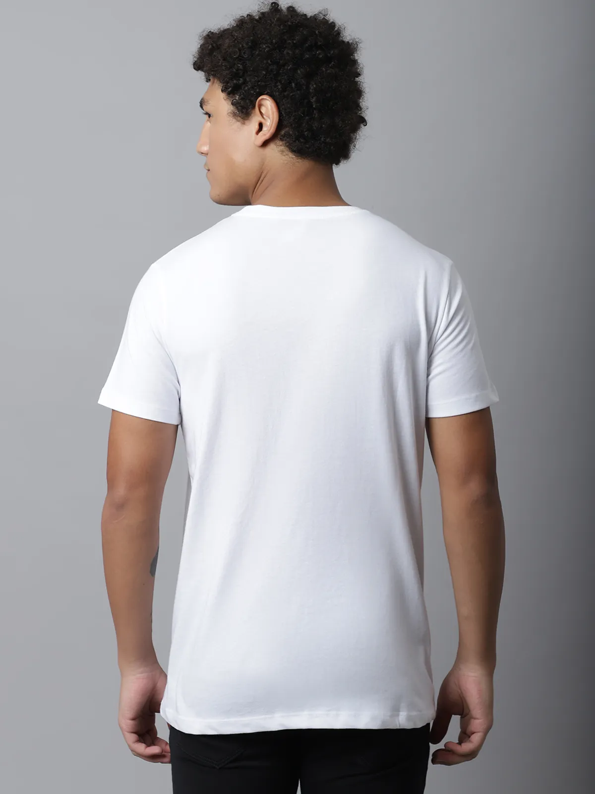 Cotton Printed Regular Fit T-shirt For Men - Image 8