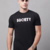 Black Society Print t-shirt for Men