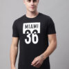Black Casual Printed t-shirt for Men
