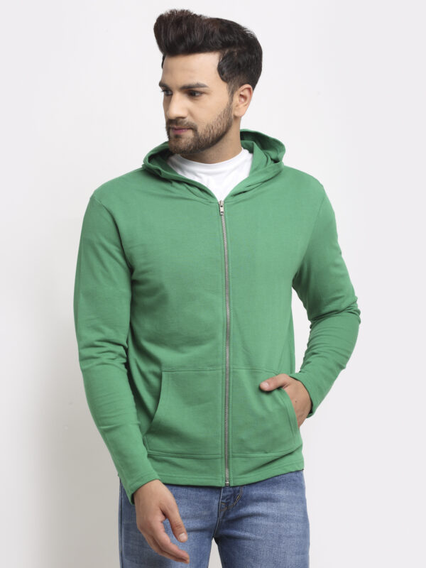 DOOR74 STYLISH HOODED JACKET WITH POCKETS