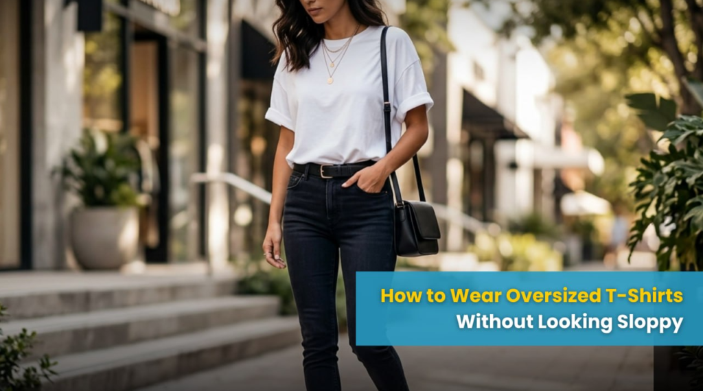 How to Wear Oversized T-Shirts Without Looking Sloppy
