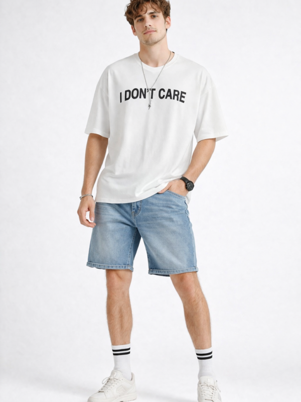 I DON'T CARE OVERSIZED FIT TSHIRT