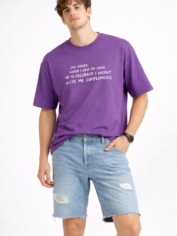 OH SORRY ! OVERSIZED FIT TSHIRT