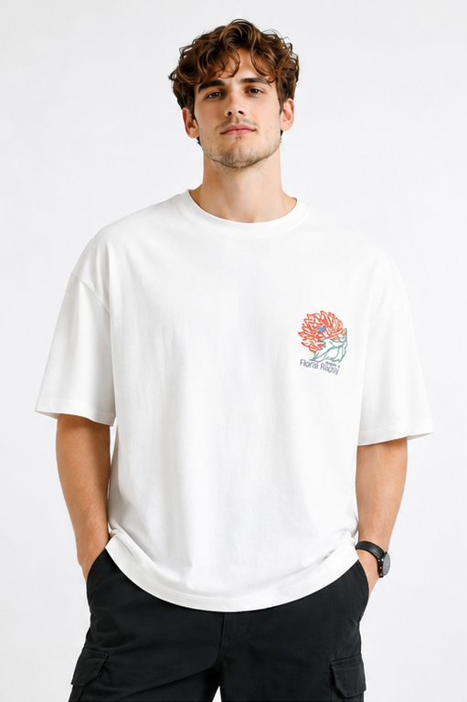 FLORAL FANTASY OVERSIZE FIT TSHIRT - Image 7