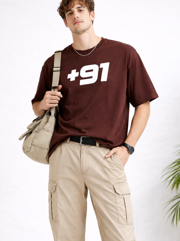 +91 OVERSIZED FIT TSHIRT
