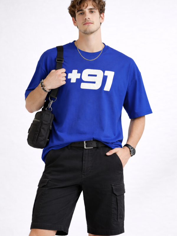 +91 OVERSIZED FIT TSHIRT