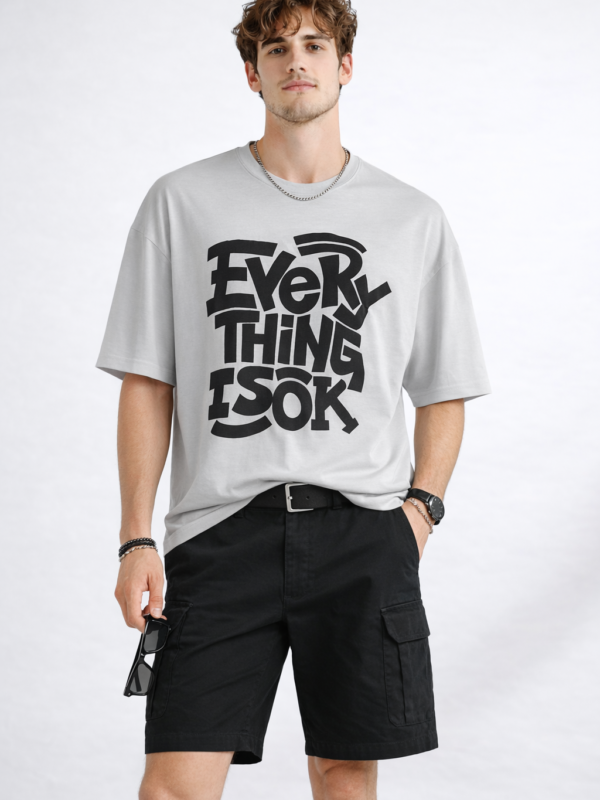 EVERYTHING IS OK OVERSIZED FIT TSHIRT