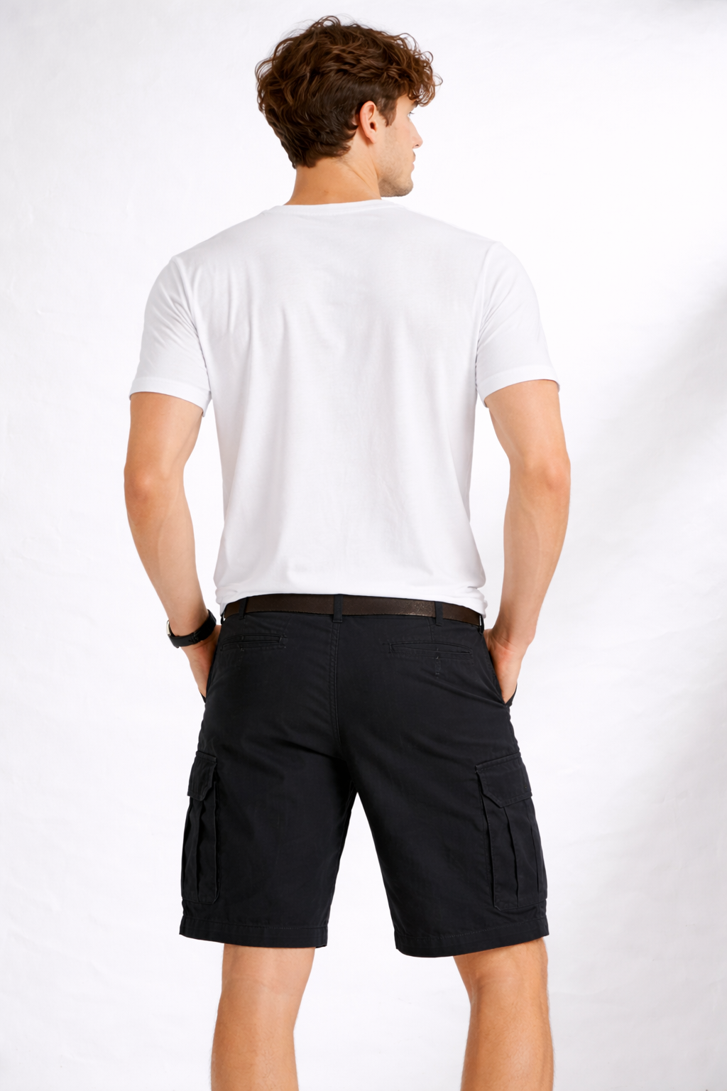 BLACK REGULAR FIT TSHIRT - Image 3