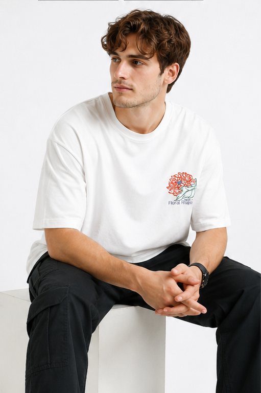 FLORAL FANTASY OVERSIZE FIT TSHIRT - Image 6