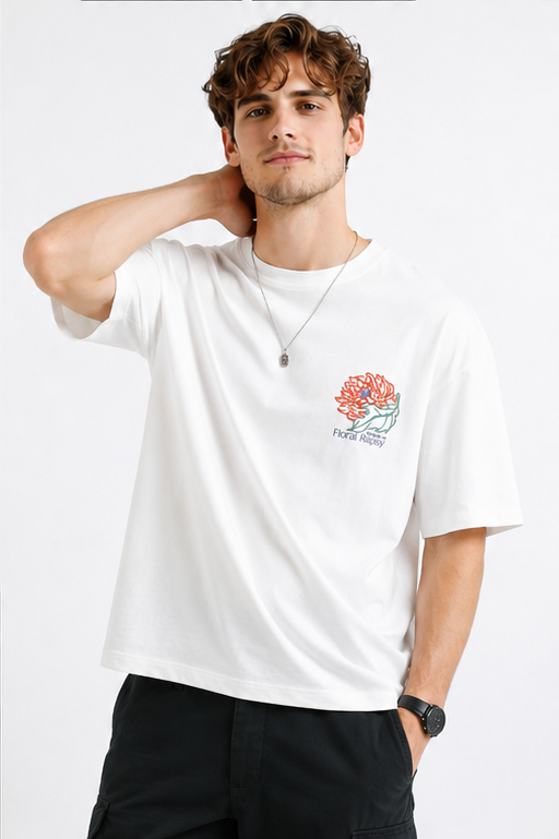 FLORAL FANTASY OVERSIZE FIT TSHIRT - Image 5