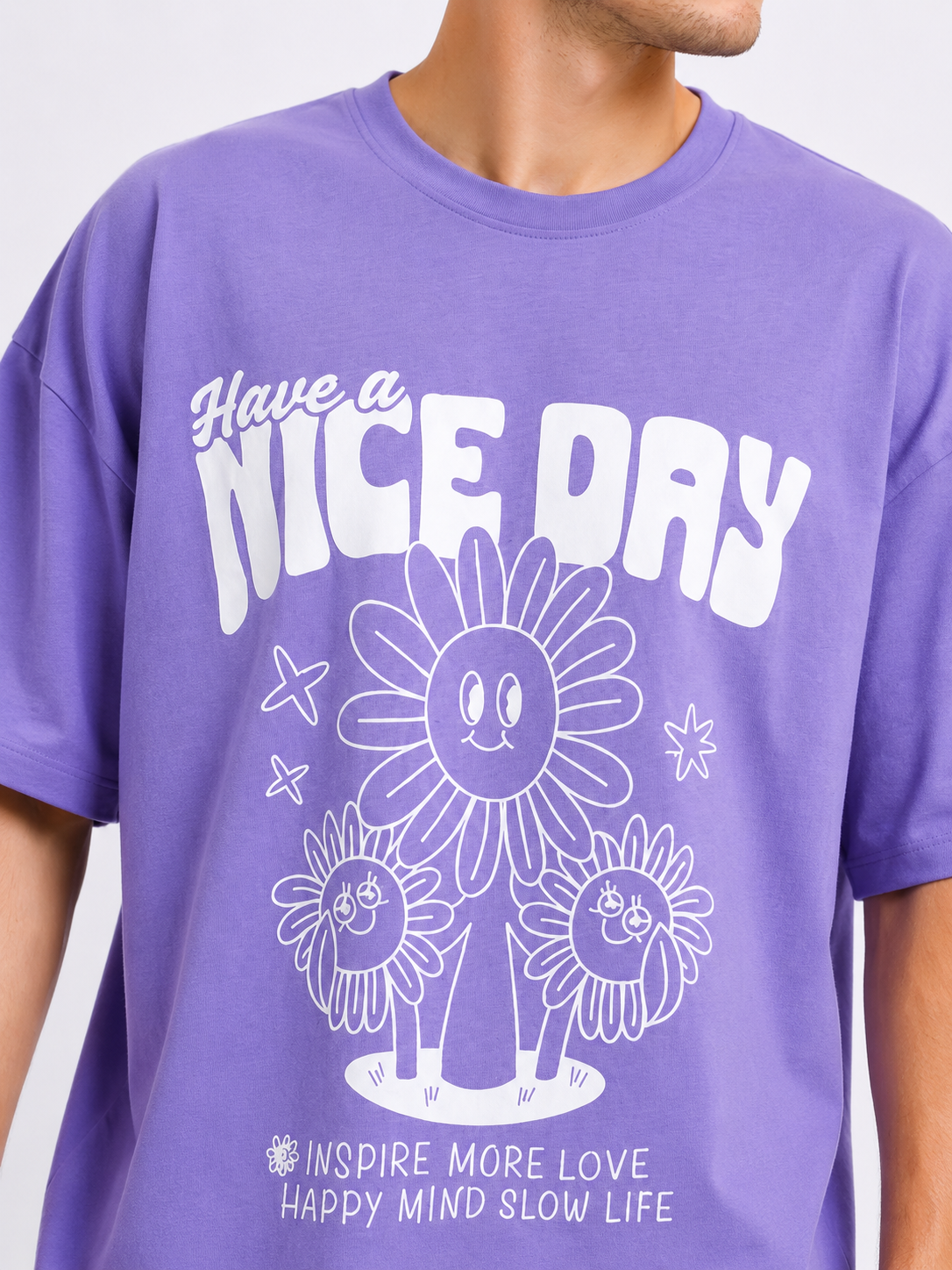 HAVE A NICE DAY OVERSIZE FIT TSHIRT - Image 4