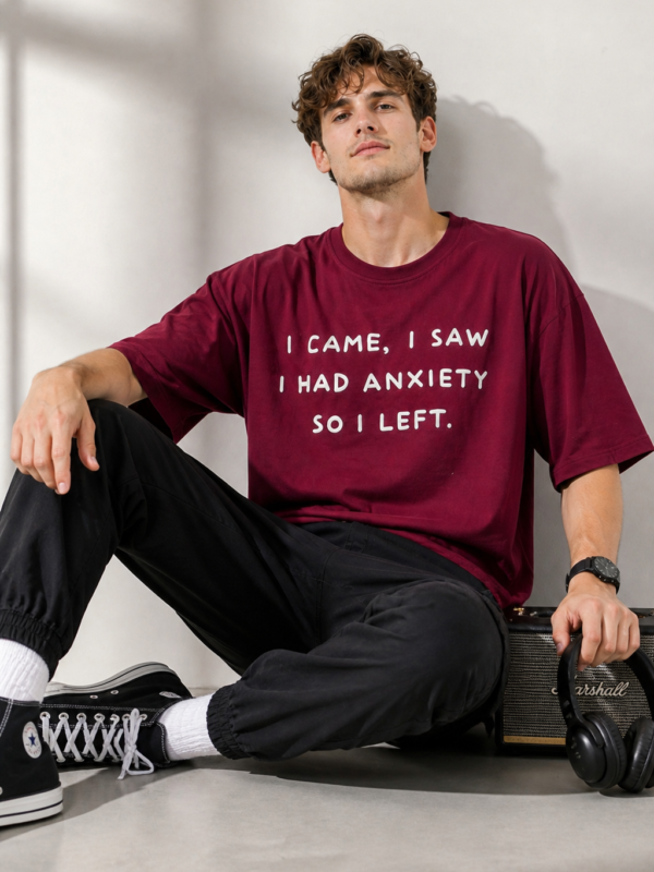 ANXIETY OVERSIZE FIT TSHIRT