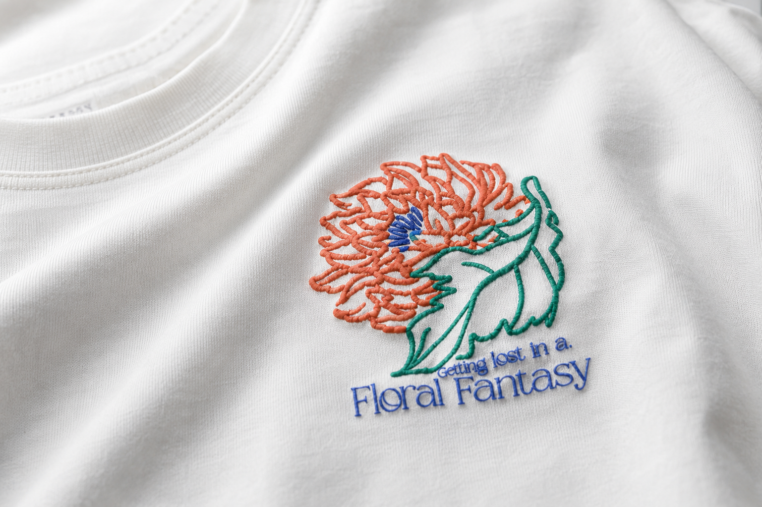 FLORAL FANTASY OVERSIZE FIT TSHIRT - Image 3